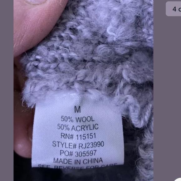 Romeo & Juliet womens sweater vest wool M - Picture 5 of 6